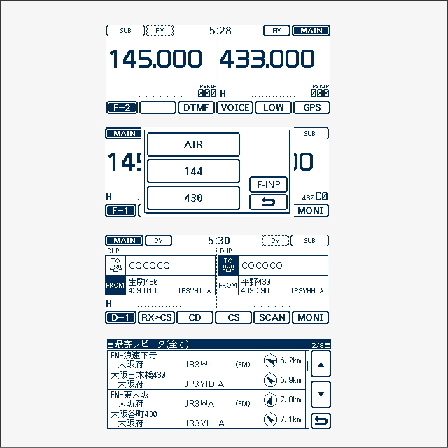 ID-5100表示画面